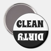 3" runder Geschirrspüler, sauberer Geschirrspüler, Magnet (Vorderseite/Rückseite)