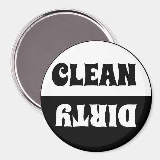 3" runder Geschirrspüler, sauberer Geschirrspüler, Magnet (Vorderseite/Rückseite)