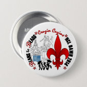 3" rundes Cruzin Cuzins Button (Vorne & Hinten)