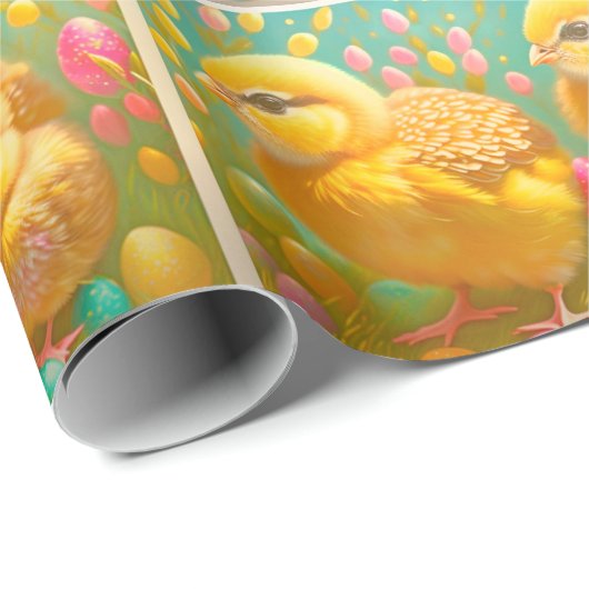 3 Sammlung von Osterhühnern und -eiern Geschenkpapier (Rolleneckpunkt)