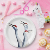 3 Sandhill Cranes Foto Paper Teller (Party)