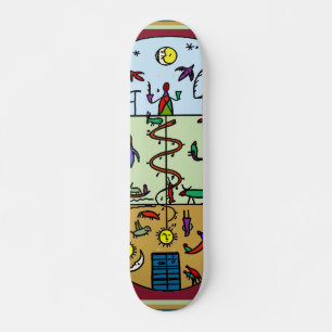 3 Schichten Life Skateboard