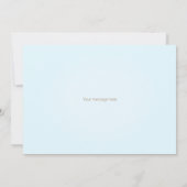 3 Schiffe auf dem Rollsee Personalisiert Mitteilungskarte (Rückseite)