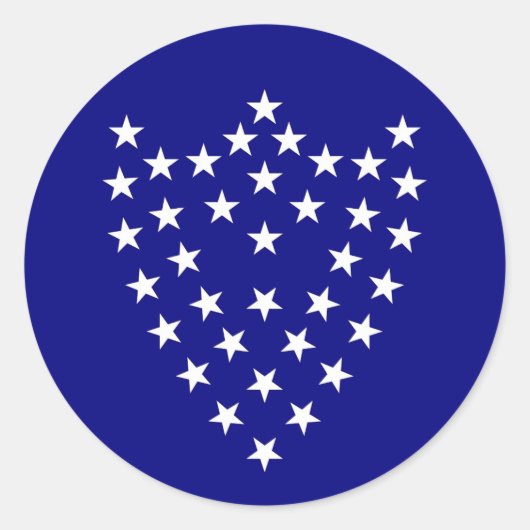 3" Schlachtflaggenaufkleber Runder Aufkleber (Vorderseite)