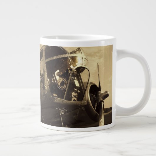 3 Schläge und ein Fräulein Mug Jumbo-Tasse (Rechts)