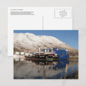 3 Schleppnetzfischer an der Eiskladt Postkarte (Vorne/Hinten)