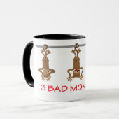 3 schlimme Affen Tasse (Vorderseite Links)