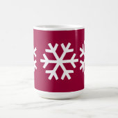 3 Schneeflocke-Tasse Kaffeetasse (Mittel)