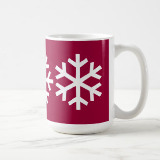 3 Schneeflocke-Tasse Kaffeetasse