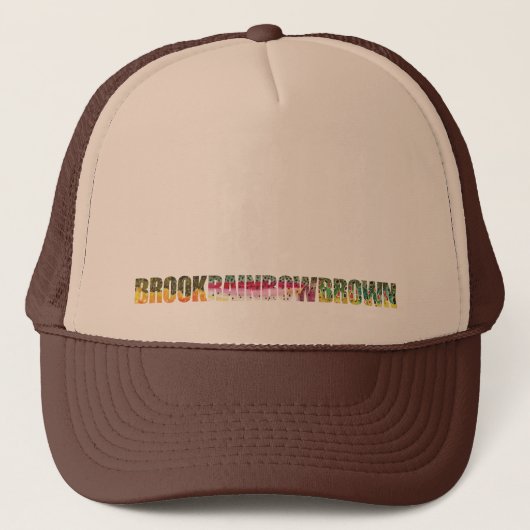3 Schöne Forellenhaut Truckerkappe (Vorderseite)