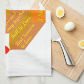 3 Schritte bis zum "Heaven Cutting Board" Geschirrtuch (Viertel Falte)