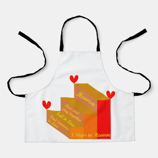 3 Schritte bis zum "Heaven Cutting Board" Schürze (Vorderseite)