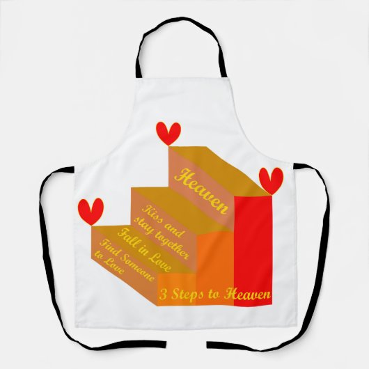 3 Schritte bis zum "Heaven Cutting Board" Schürze (Vorderseite)