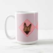 3 Schwarz-Tan-Tasse Kaffeetasse (Links)