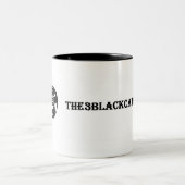 3 Schwarze Katze-Tasse Zweifarbige Tasse (Mittel)