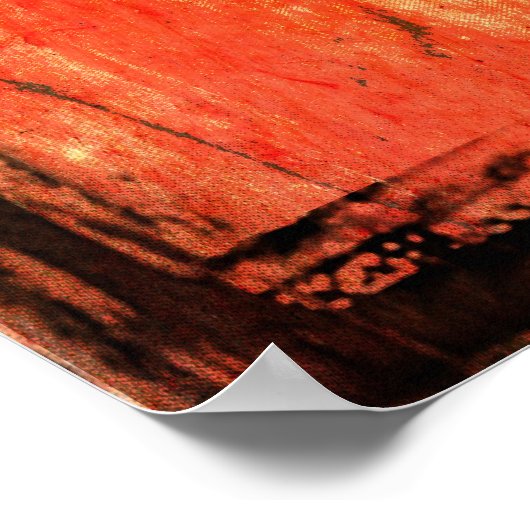 3 Schwerter Tarot Print Poster (Ecke)