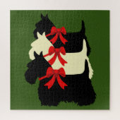 3 Scottish Terrier Black Silhouette/1014 Stück Puzzle (Vertikal)