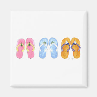 3 Seiten des Flip-Flops-Magnet Magnet