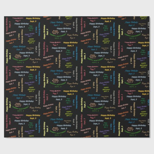 3. September 2010 Geschenkpapier (Flach)