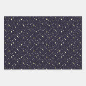 3 Set Nachtflugpapier Geschenkpapier Set (Vorderseite 2)