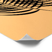 3 Set Palmen Blätter Wandkunstdekor. Poster (Ecke)