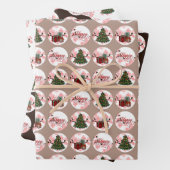 3 Set Weihnachtswrapper Geschenkpapier Set (Beispiel)