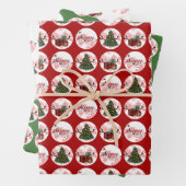 3 Set Wrapping Holiday Wrapping Paper Geschenkpapier Set (Beispiel)