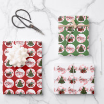 3 Set Wrapping Holiday Wrapping Paper