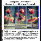 3 Shabby Chic Blume Dancers, Rose DJ6LF Decoupage Seidenpapier