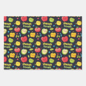 3 Shanah Tovah-Umhüllungsblätter Geschenkpapier Set (Vorderseite 3)