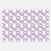 3 Shanah Tovah-Umhüllungsblätter Geschenkpapier Set (Vorderseite)