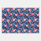 3 Shanah Tovah Wrappi g Sheets Geschenkpapier Set (Vorderseite 2)