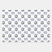 3 Shanah Tovah Wrappi g Sheets Geschenkpapier Set (Vorderseite)