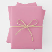 3 Sheets of Gift Wrap in Rose Pink Geschenkpapier Set (Beispiel)