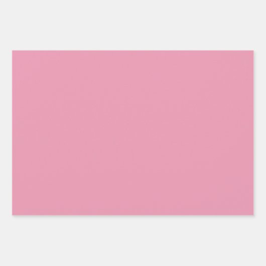 3 Sheets of Gift Wrap in Rose Pink Geschenkpapier Set (Vorderseite)