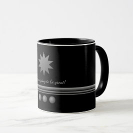 3 Silver Text Schwarz übertragen Beruflich Tasse