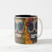 3 Skelette Zweifarbige Tasse (VorderseiteRechts)