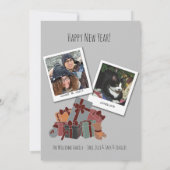 3 Snapshot Foto, Snow Globe Weihnachten (Rückseite)