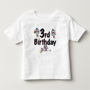 3. Sock Monkey Baseball Geburtstag Kleinkind T-shirt