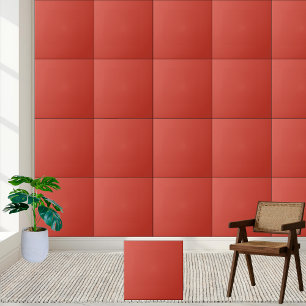 3 Solid Red Orange Keramik Tile Fliese