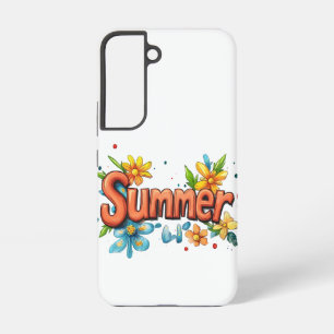 3. Sommertext Samsung Galaxy Hülle