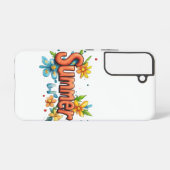 3. Sommertext Samsung Galaxy Hülle (Rückseite (Horizontal))