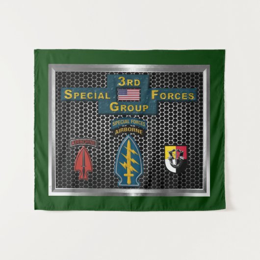 3. Sondereinsatzgruppe (SOF) Wandteppich (Vorderseite (Horizontal))