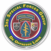 3. Sondereinsatzgruppe Vinyl Car Aufkleber (Vorderseite)