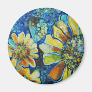 3 Sonnenblume-Magnet Magnet