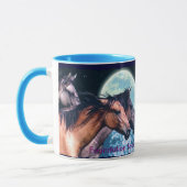 3 Spanische Tasse für Mustangs Horse-Lover (Links)