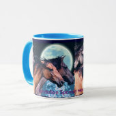 3 Spanische Tasse für Mustangs Horse-Lover (Vorderseite Links)