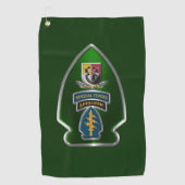 3. Special Forces Group Golf Handtuch (Vorderseite)