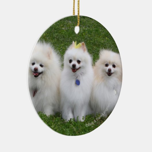 3 Spitz-Sitzen Keramikornament (Rechts)