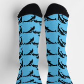 3 springende Schweinswale Thunder_Cove Socken (Oben)